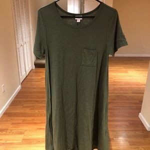 LuLaRoe Small Carly army green